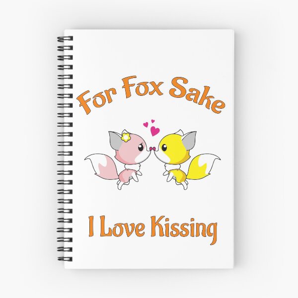 Item preview, For Fox Sake I Love Kissing designed and sold by PolarNightNomad.