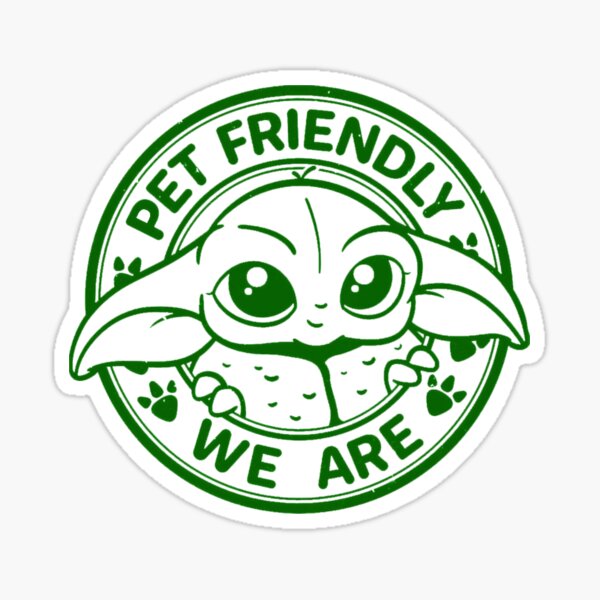 Pet Friendly Sticker for Sale by youfteen