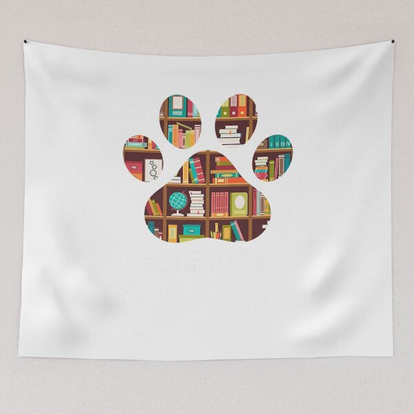 Item preview, Easily Distracted By Dogs And Books - Animal Lover designed and sold by TheModernGeekSt.