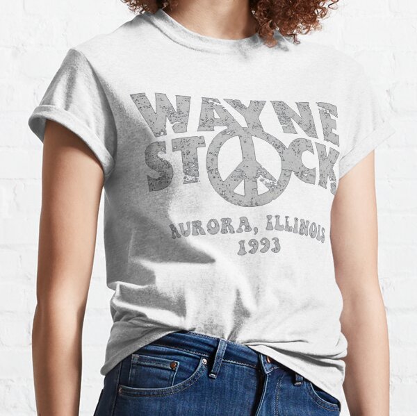 Loves Movie And Retro Waynes World Funny Movie Waynestock Festival 1993 Classic T-Shirt