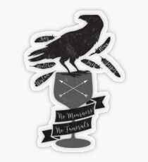 Pegatina transparente Sin dolientes, sin funerales: Six Of Crows