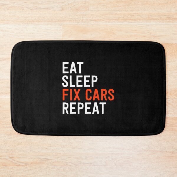 Item preview, Car Enthusiast Mechanic Hoodie Fix Cars Repeat designed and sold by ferverena4.