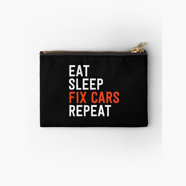 Item preview, Car Enthusiast Mechanic Hoodie Fix Cars Repeat designed and sold by ferverena4.