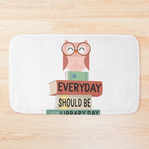 Item preview, Everyday Should Be Library Day Cute Owl Reading Books Lover designed and sold by TheModernGeekSt.