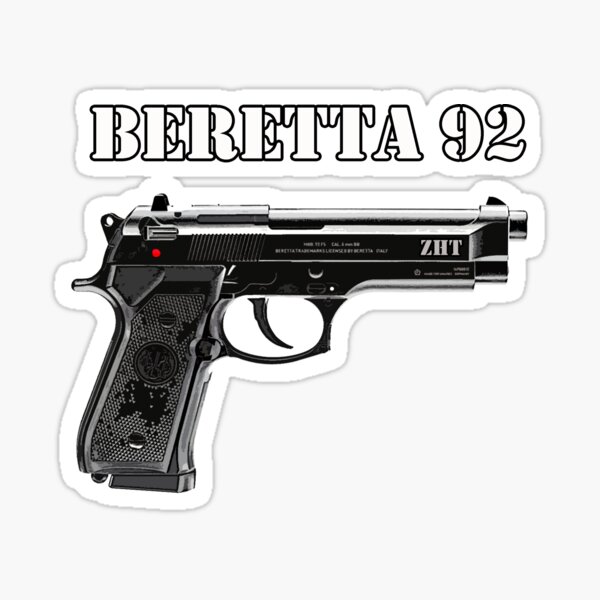 Beretta Firearms Gun Rifle Military Pistol Italian Flag Logo White T-shirt 