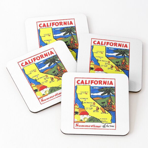 Item preview, CALIFORNIA TOURISM ADVERT designed and sold by ThrowbackAds.