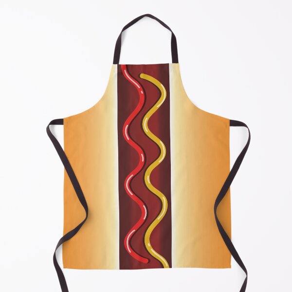 Item preview, Hot Dog Fast Food Design Sausage in Bun with Mustard and Ketchup designed and sold by TrashTante.
