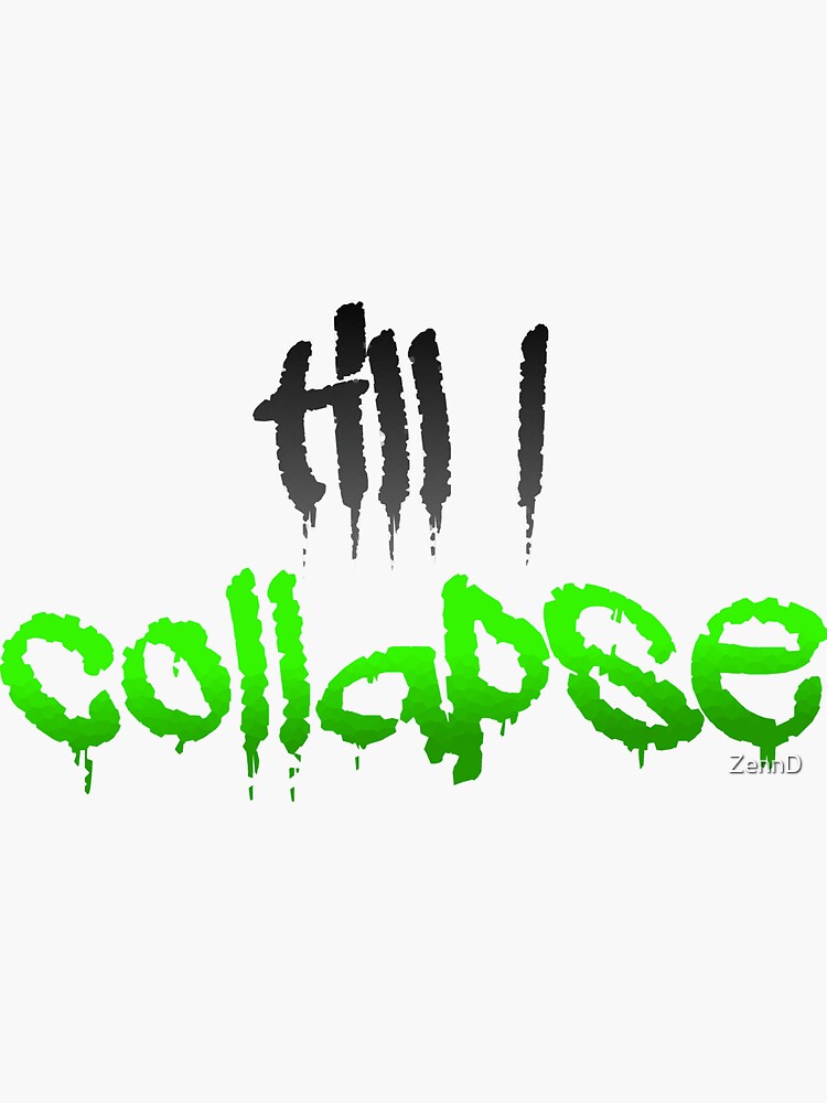 "Eminem Till O collapse light" Sticker by ZennD Redbubble