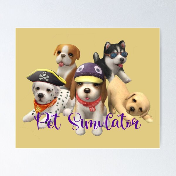 Pet Simulator Wiki - funny heart pet Simulator  Poster for Sale