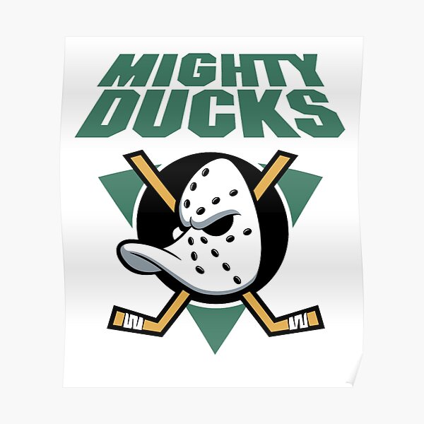 The Mighty Ducks Minimal Illustrated Movie Poster Unique 