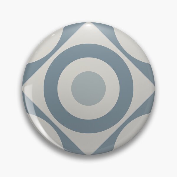 Item preview, Geometric Pattern: Rondel Diamond: Bluestone designed and sold by Red Wolf.