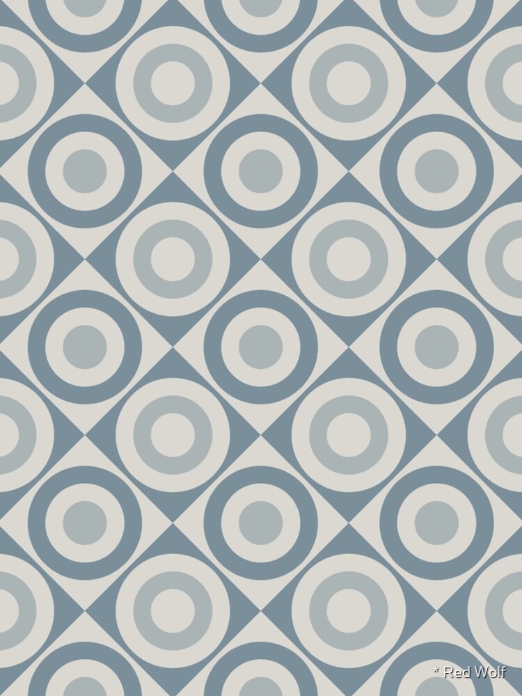 Thumbnail 4 of 4, iPhone Case, Geometric Pattern: Rondel Diamond: Bluestone designed and sold by redwolfoz.