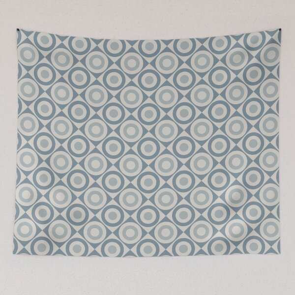 Item preview, Geometric Pattern: Rondel Diamond: Bluestone designed and sold by Red Wolf.
