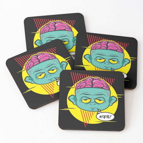 Item preview, Retro Zombie Brain designed and sold by maje23.