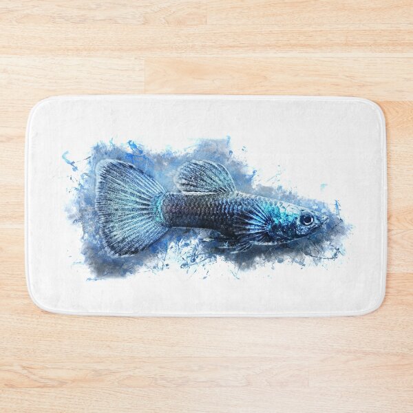 Aperçu de l'œuvre Guppy Moscou bleu - Poecilia reticulata créée et vendue par AquariumLutter.