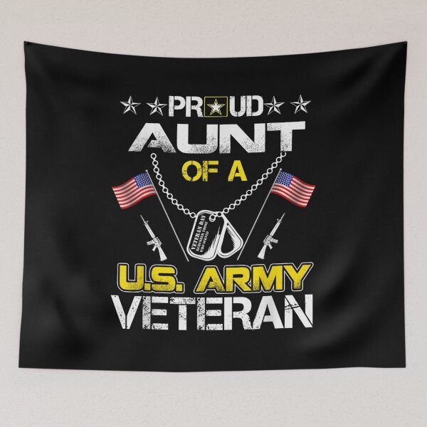 Item preview,  Proud Aunt Army Veteran American Flag Military designed and sold by dianev79.
