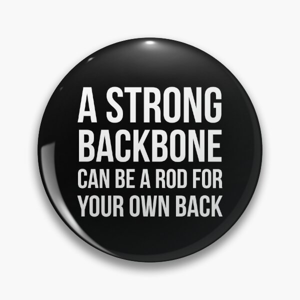 Item preview, Strong backbone designed and sold by Slogans4u.