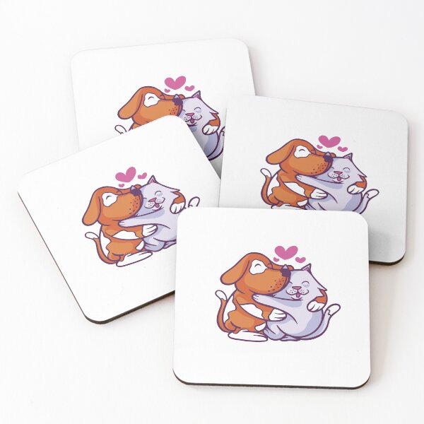 Item preview, Cat dog hug designed and sold by DerSenat.