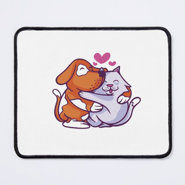 Item preview, Cat dog hug designed and sold by DerSenat.