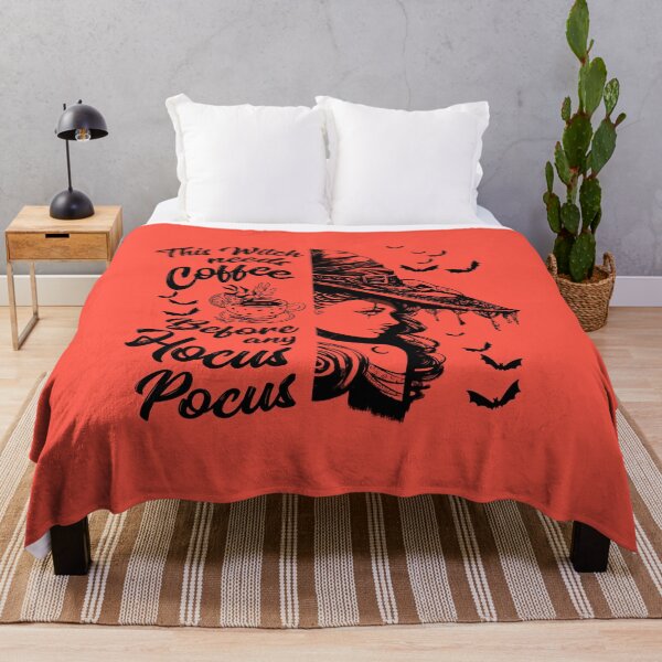 Item preview, This Witch needs Coffee before any Hocus Pocus Women Girls Halloween designed and sold by Dolphin Graphic.