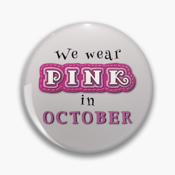 Item preview, We Wear Pink in October - Felt cutout 3D. Breast cancer awareness designed and sold by clairesartworks.