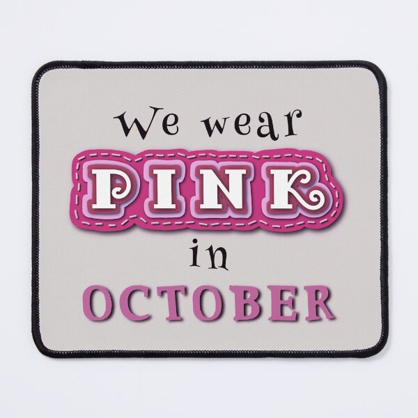 Item preview, We Wear Pink in October - Felt cutout 3D. Breast cancer awareness designed and sold by clairesartworks.