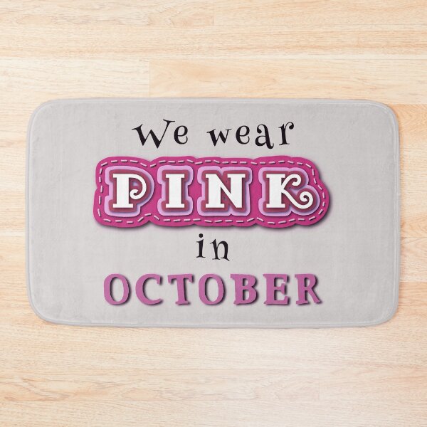 Item preview, We Wear Pink in October - Felt cutout 3D. Breast cancer awareness designed and sold by clairesartworks.