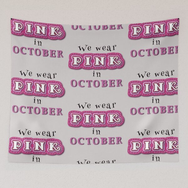 Item preview, We Wear Pink in October - Felt cutout 3D. Breast cancer awareness designed and sold by clairesartworks.