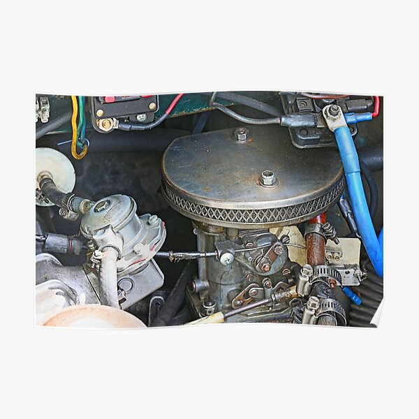 "Car engine" Poster for Sale by narrabeenbeach Redbubble