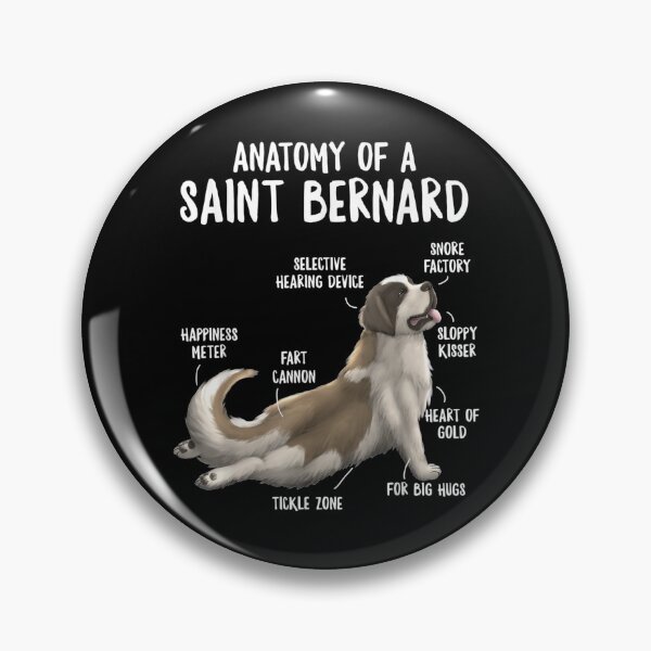 Item preview,  Anatomy Saint Bernard Owner Berner Puppy Funny Cute designed and sold by dianev79.
