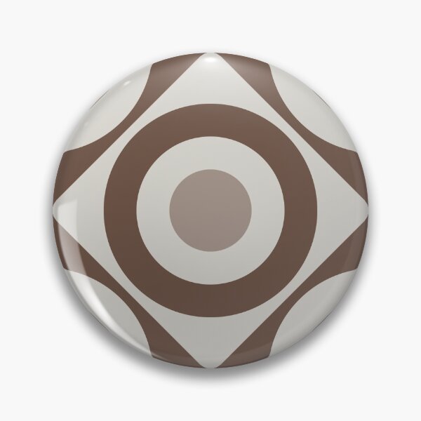 Item preview, Geometric Pattern: Rondel Diamond: Brownstone designed and sold by Red Wolf.