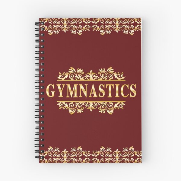 Artikelvorschau, Gymnastik Stilvolles Rot und Gold verziert entworfen und verkauft von wimblettdesigns.