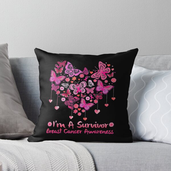 Item preview,  Butterfly Heart Survivor Breast Cancer Awareness designed and sold by dianev79.
