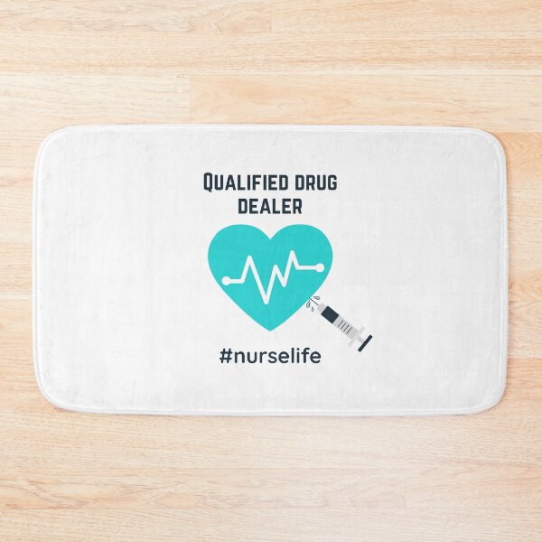 Item preview, Qualified Medication Dealer. Nurse Life. Funny Gift for Nurses. designed and sold by BlushingCreatives.