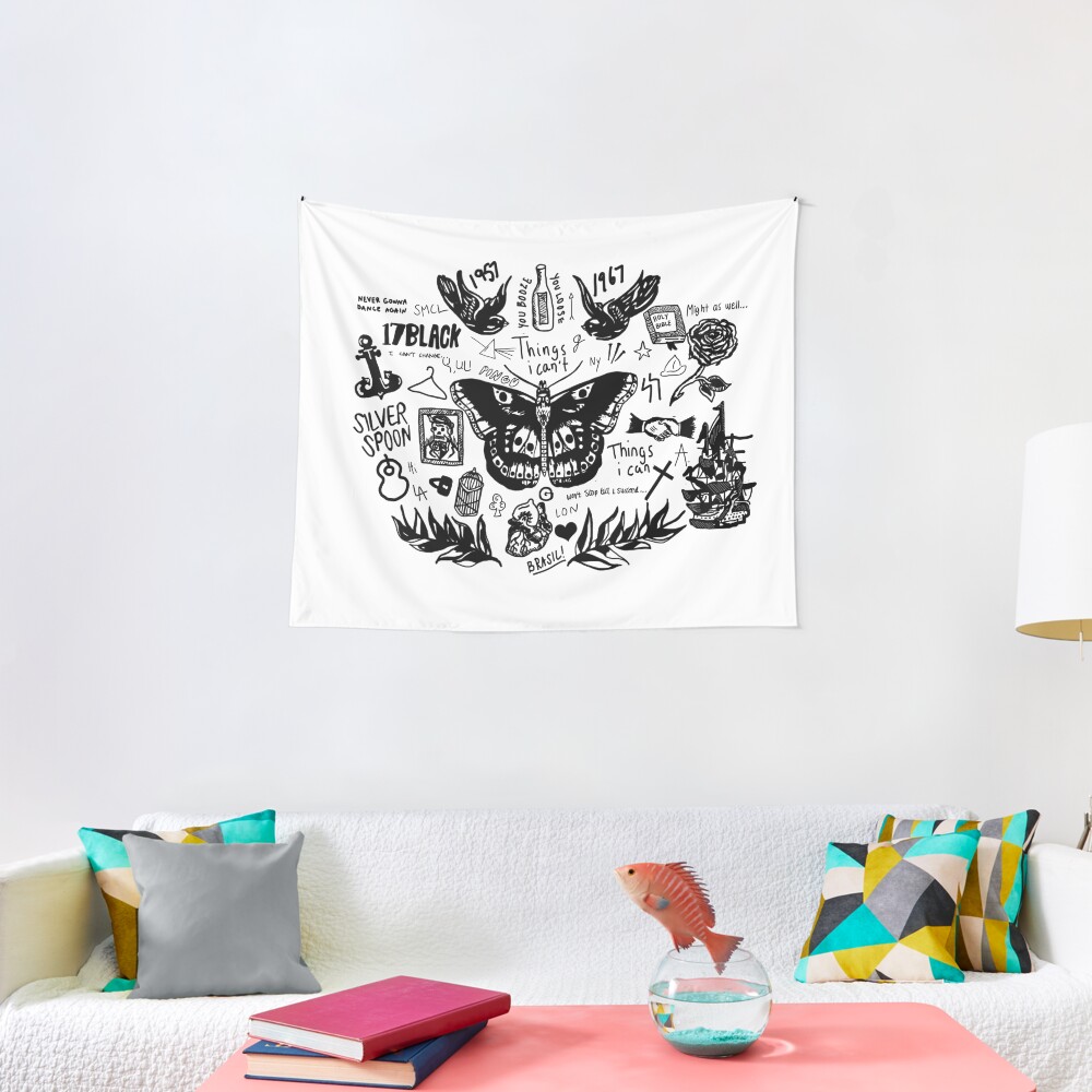 Harry - All Tattoos Tapestry