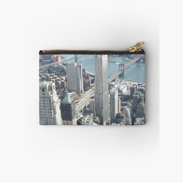 Item preview, Aerial View, Lower Manhattan, East River, Brooklyn Bridge, Manhattan Bridge, New York City designed and sold by lenspiro.