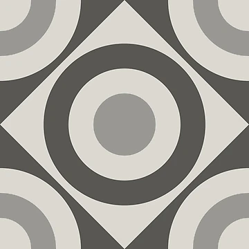 Artwork thumbnail, Geometric Pattern: Rondel Diamond: Slate by Red Wolf