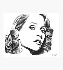 Gillian Anderson- Fault photoshoot Photographic Print