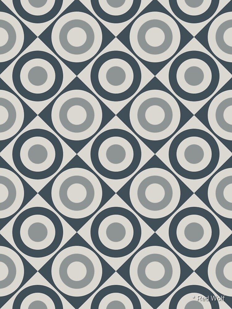 Thumbnail 4 of 4, iPhone Case, Geometric Pattern: Rondel Diamond: Pebble designed and sold by redwolfoz.