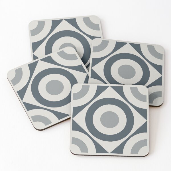 Item preview, Geometric Pattern: Rondel Diamond: Pebble designed and sold by Red Wolf.