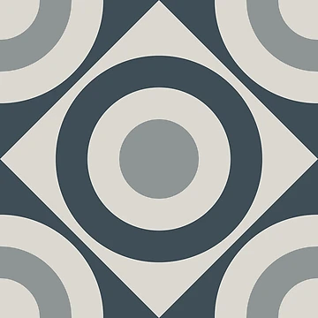 Artwork thumbnail, Geometric Pattern: Rondel Diamond: Pebble by Red Wolf
