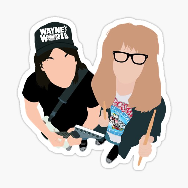 Secrets Waynes World Funny Movie Sticker For Sale By Partyoncarvey