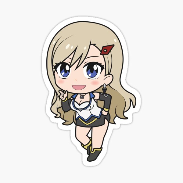 Edens Zero Cute Rebecca Happy and Shiki  Sticker for Sale by