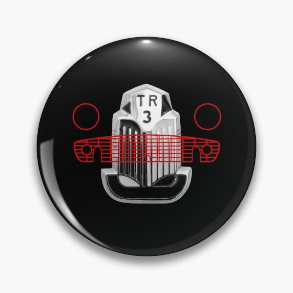 Item preview, Triumph TR3 classic 1950s British car grille and emblem designed and sold by soitwouldseem.