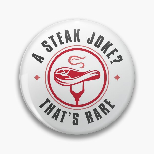 Item preview, A Steak Joke That’s Rare designed and sold by cherrific.