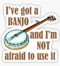 I've Got a Banjo Sticker