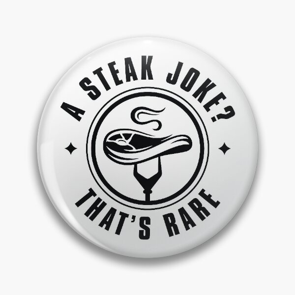 Item preview, A Steak Joke That’s Rare designed and sold by cherrific.