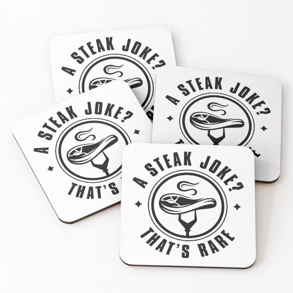 Item preview, A Steak Joke That’s Rare designed and sold by cherrific.