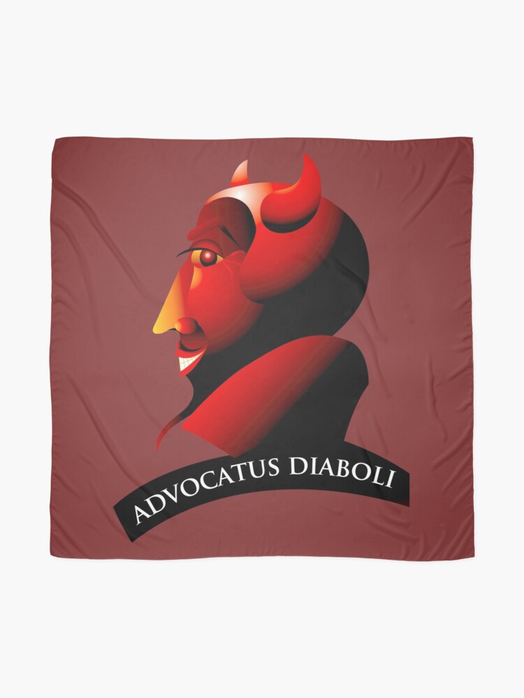 Advokat Des Teufels Advocatus Diaboli Tuch Von Pacifikon Redbubble