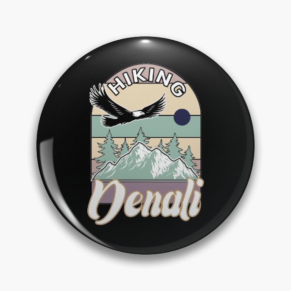 Item preview,  Colorful Retro Mount Denali Hiking  Best Gift For  Friend & Family - Hiking Is My Passion  designed and sold by medbdj.